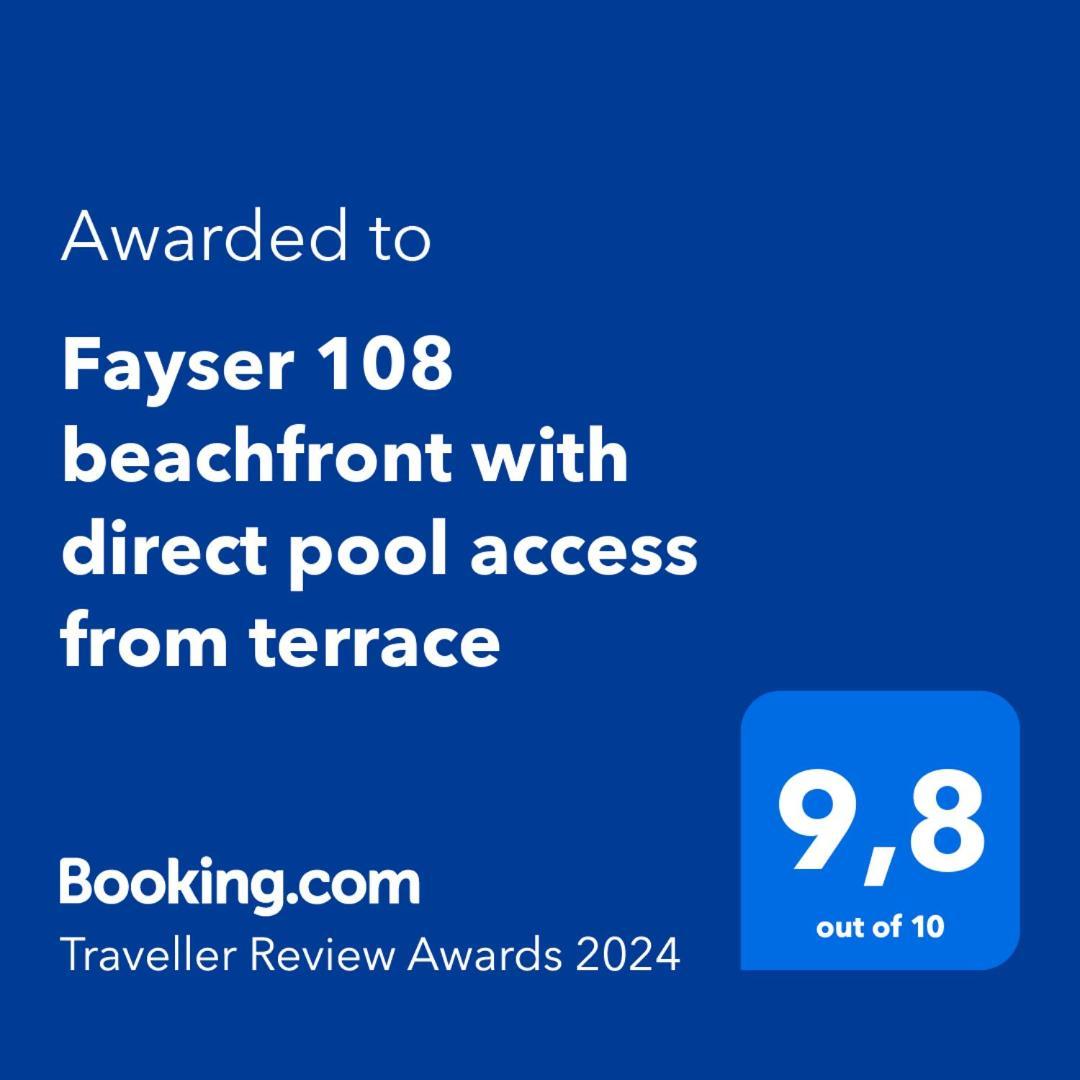 Fayser 108 Beachfront With Direct Pool Access From Terrace Arona  Zewnętrze zdjęcie